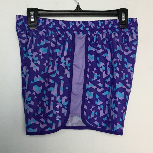Reebok Pants - Reebok S Small Shorts Purple Teal Running EUC